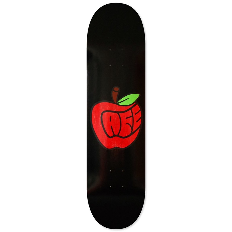 Skateboard Cafe Pink Lady Black Deck - 8.125"