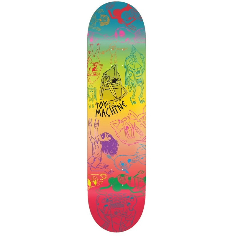 Toy Machine Characters II Skateboard Deck - 8.0"