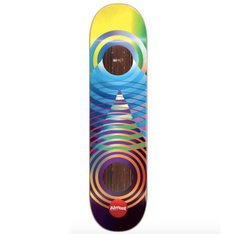 Almost Bowerbank Gradient Cuts Impact Skateboard Deck - 8.25"