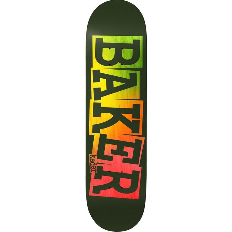 Baker Kader Sylla Ribbon Green Rainbow Deck - 8.125"