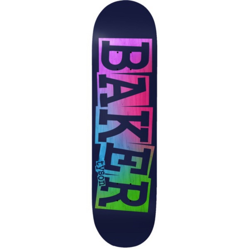 Baker Tyson Peterson Ribbon Navy Rainbow Deck - 8.25"