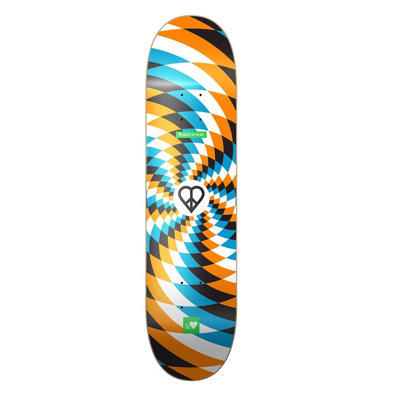 Heart Supply Jagger Eaton Illusion Embossed Pro Model Deck - 8.0"