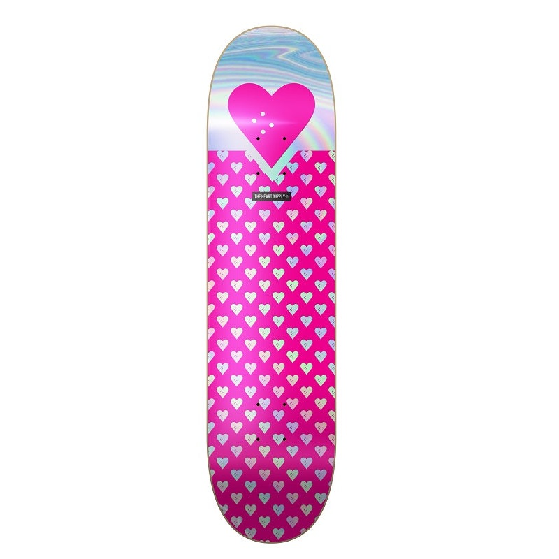 Heart Supply Pink Sweethearts Foil Logo Deck - 7.75"