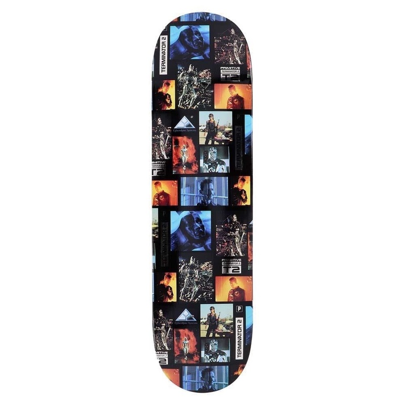 Primitive x Terminator 2 No Fate Skateboard Deck - 8.25"