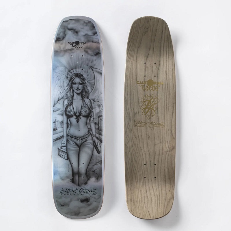 California Locos X Mister Cartoon Angel Street Deck - 8.375"
