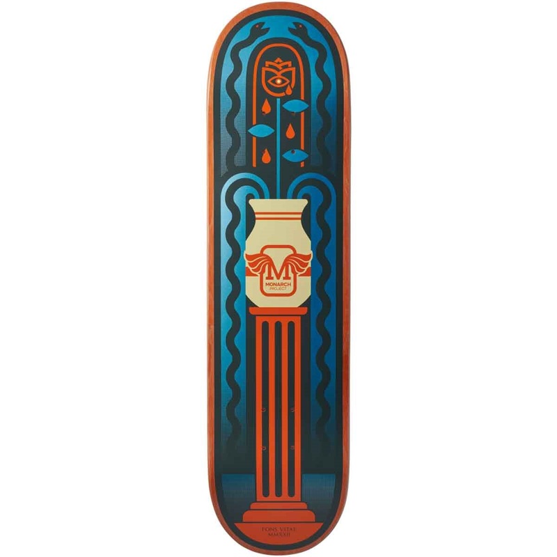Monarch Fountain Logo R7 Deck - 8.0"