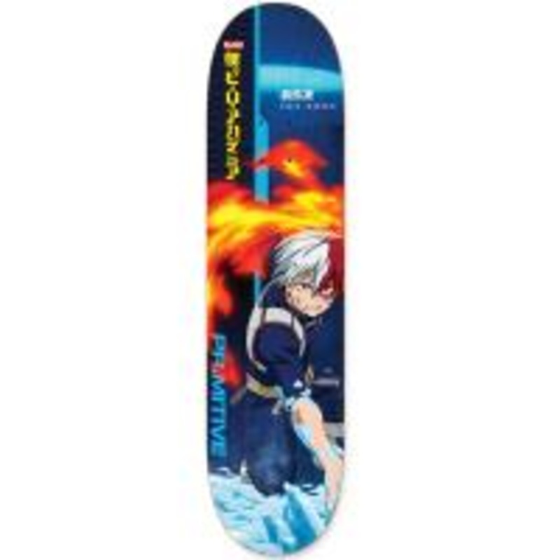 Primitive x My Hero Academia Shoto Todoroki Skateboard Deck - 8.125"