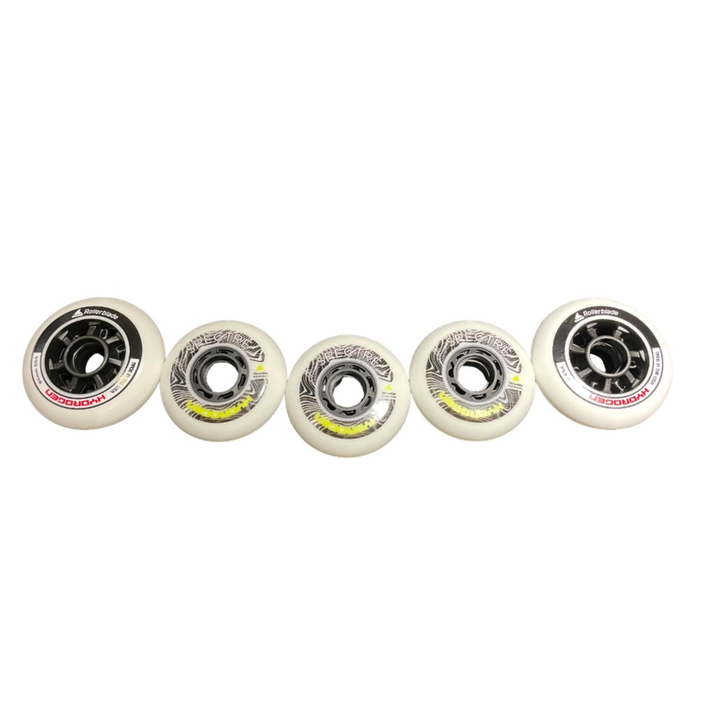 Rollerblade Hydrogen Arc Frame Inline Skate Wheel Set 76/84mm 85a - Set of 10