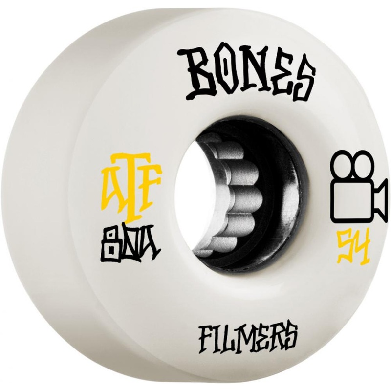 Bones ATF Filmers Skateboard Wheels - 54mm 80a