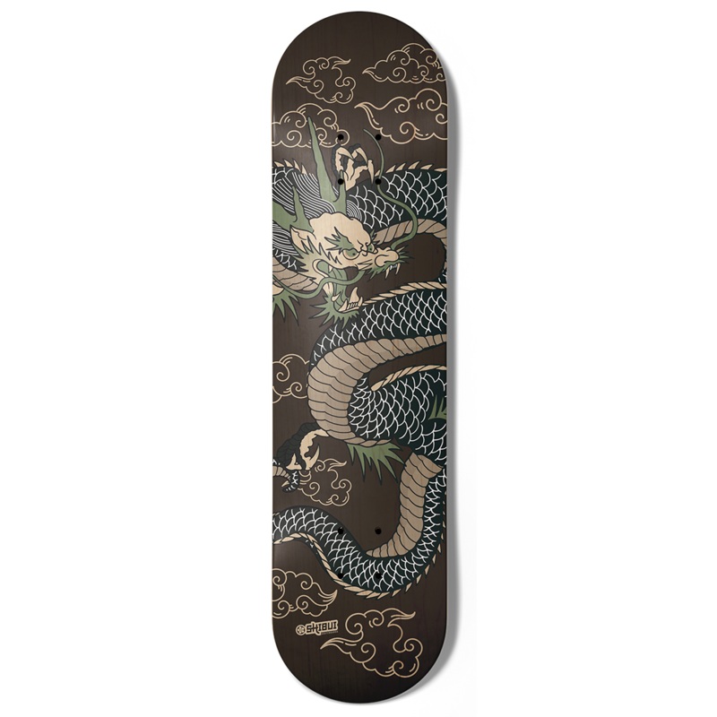 Shibui Ryu Dragon Skateboard Deck - 8.25"