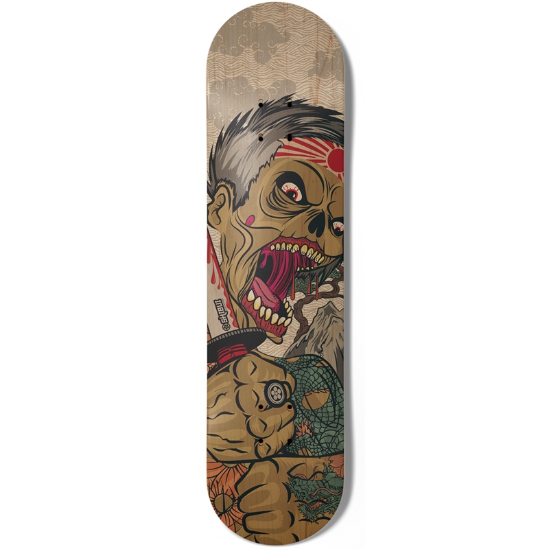 Shibui Zombie Yakuza Skateboard Deck - 8.25"