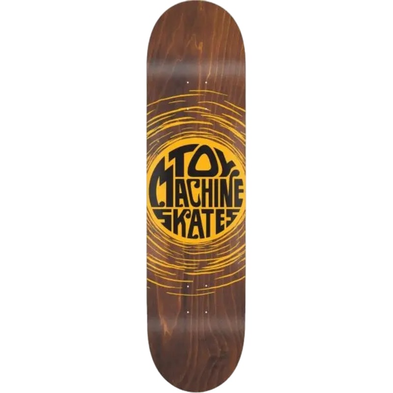 Toy Machine Skates Yellow Skateboard Deck - 8.25"