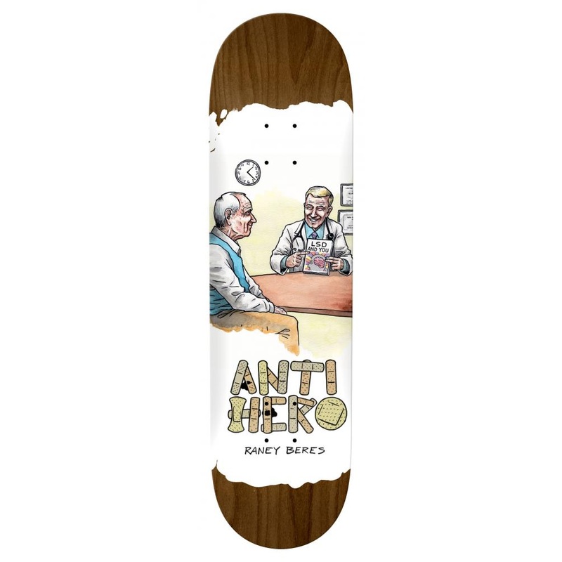Anti Hero Raney Medicine Skateboard Deck - 8.5"