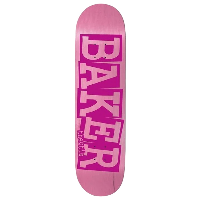 Baker Theotis Beasley Ribbon Pink Veneer Skateboard Deck - 8.0"