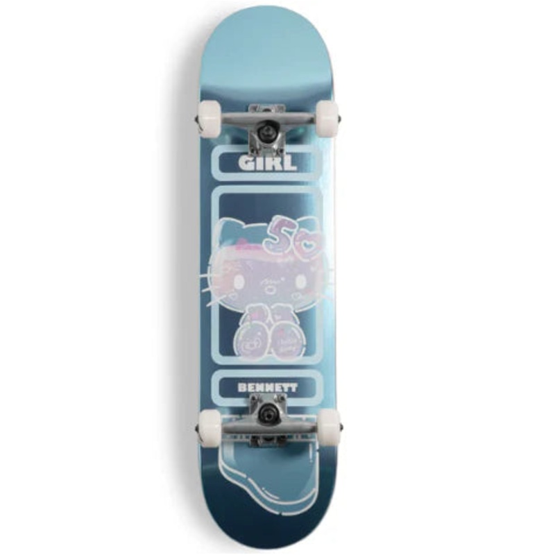 Girl Bennett Hello Kitty 50th Anniversary Complete Skateboard - 8.0"