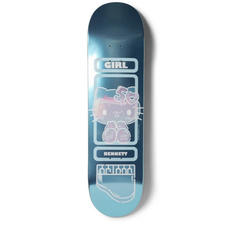 Girl Bennett Hello Kitty 50th Anniversary Skateboard Deck - 8.0"