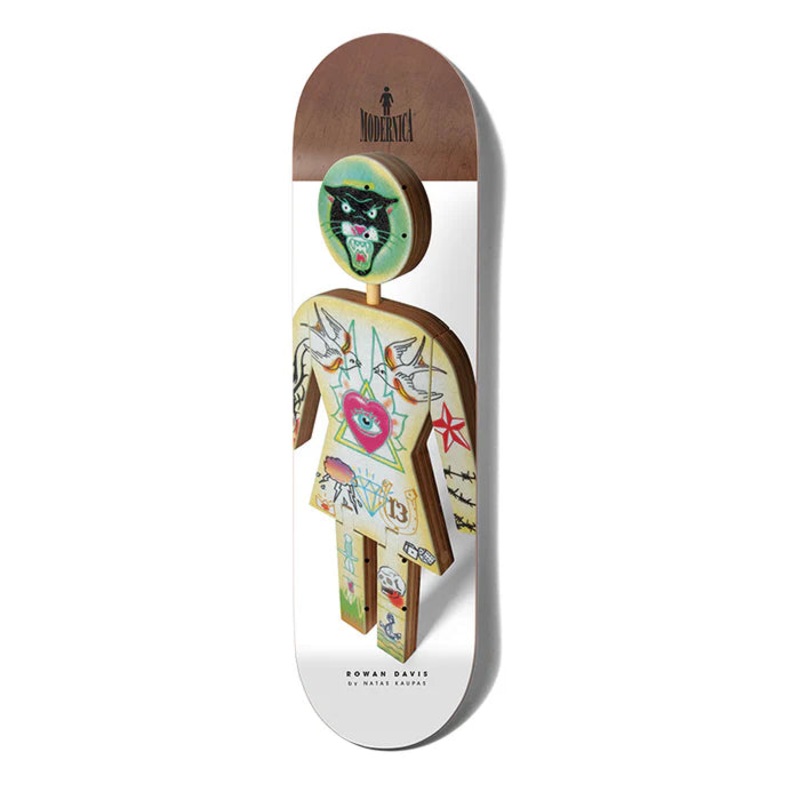 Girl Davis Modernica Skateboard Deck - 8.25"