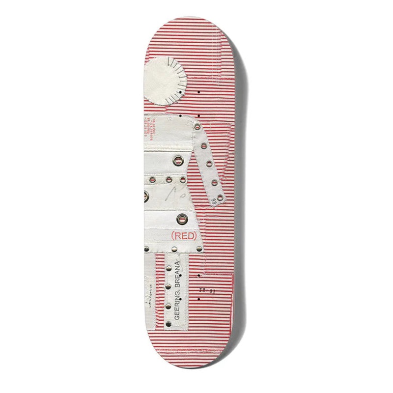 Girl Geering Stripe Skateboard Deck - 8.5"