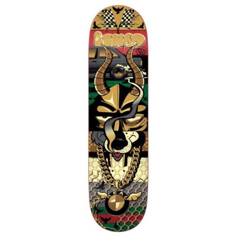 Real Ishod X D*Face Skateboard Deck - 8.25"