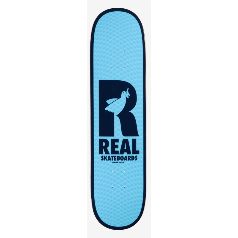 Real Renewal Doves PP Blue Skateboard Deck - 7.75"