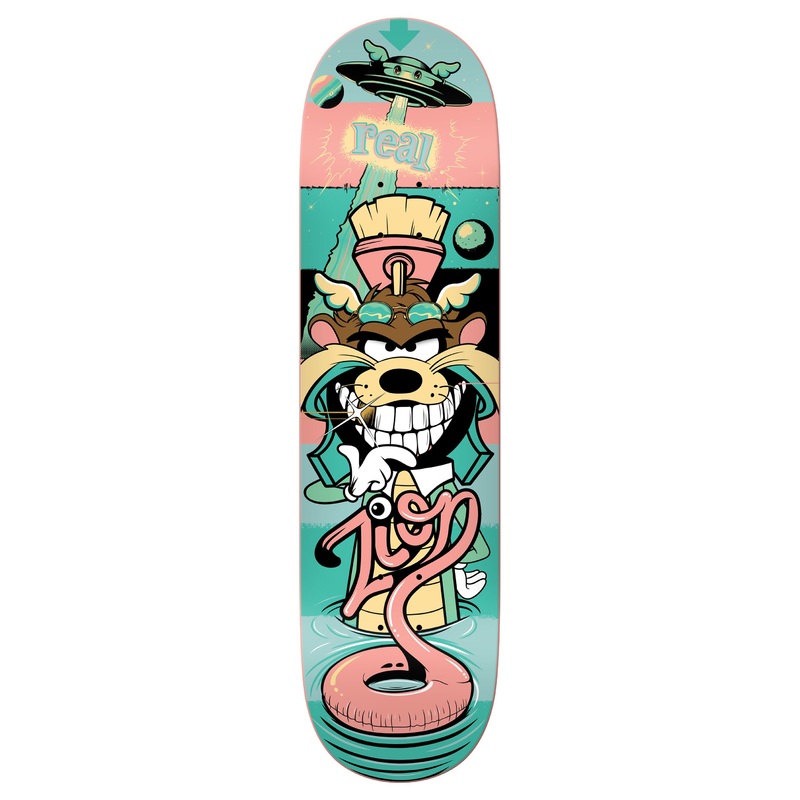 Real Zion X D*Face Skateboard Deck - 8.5"