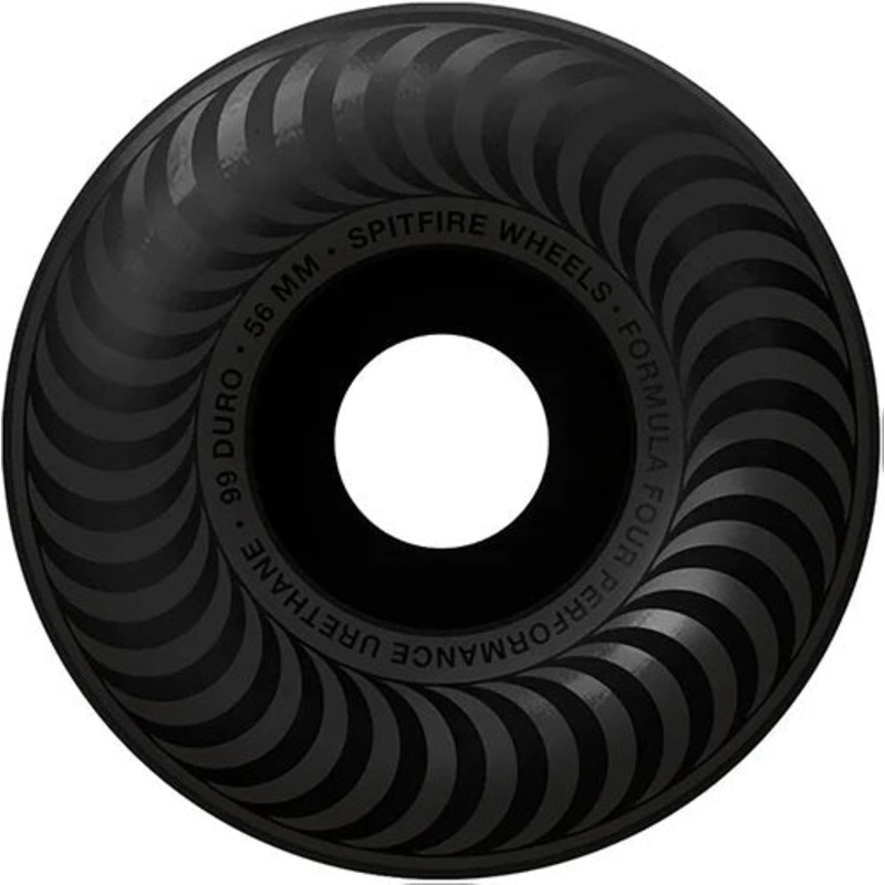 Spitfire Formula Four 99 Classics Black Skateboard Wheels - 56mm