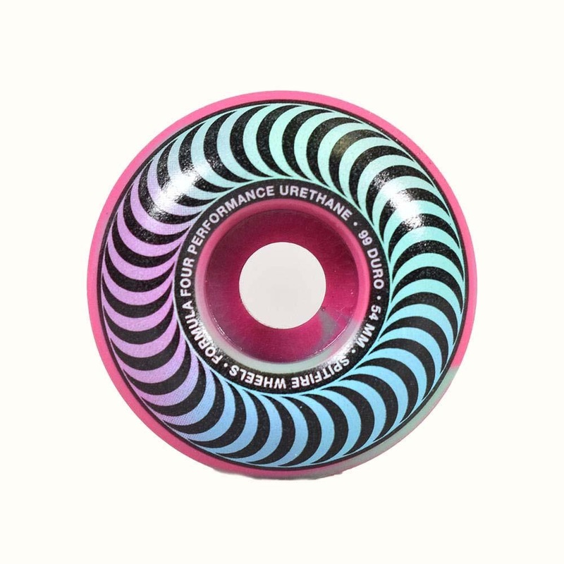 Spitfire Formula Four 99 Classics Pink/Teal Skateboard Wheels - 54mm