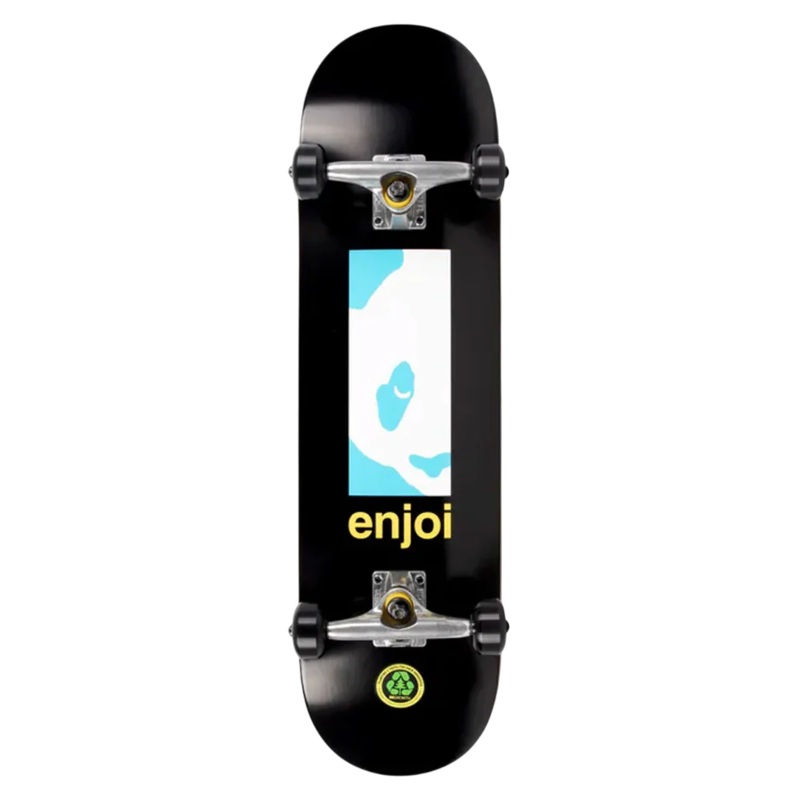 Enjoi Box Panda Black Complete Skateboard - 8.25"