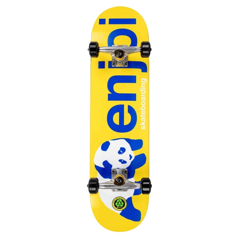 Enjoi Half And Half Yellow Skateboard - 8.0"