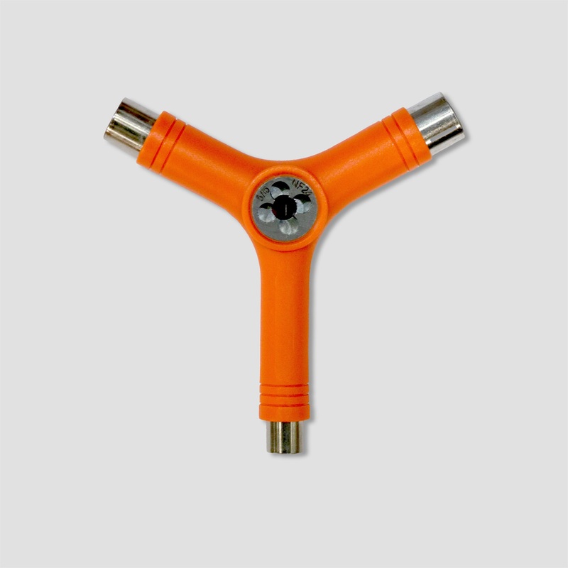 Slam City Skates Y-Tool with Rethreader Orange