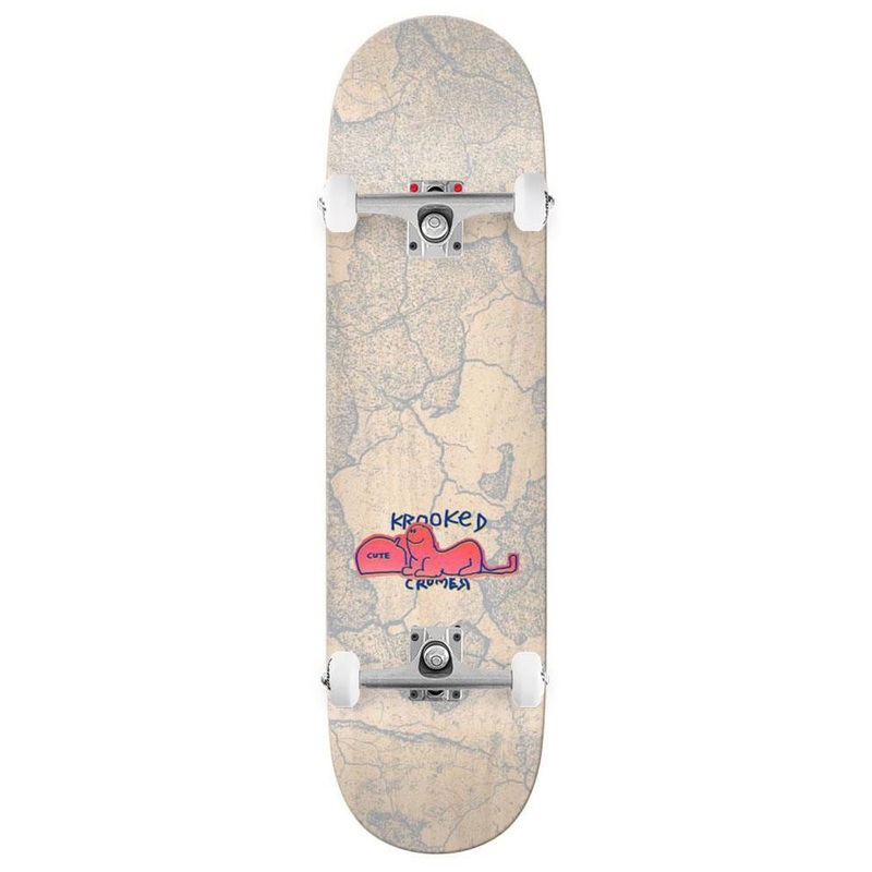 Krooked Cromer Cute Cat x Venom Custom Complete Skateboard - 8.06"