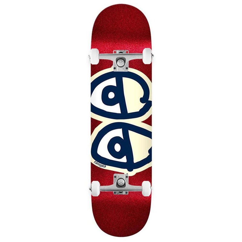 Krooked Eyes Glitter Fleck x Venom Custom Complete Skateboard - 8.25"