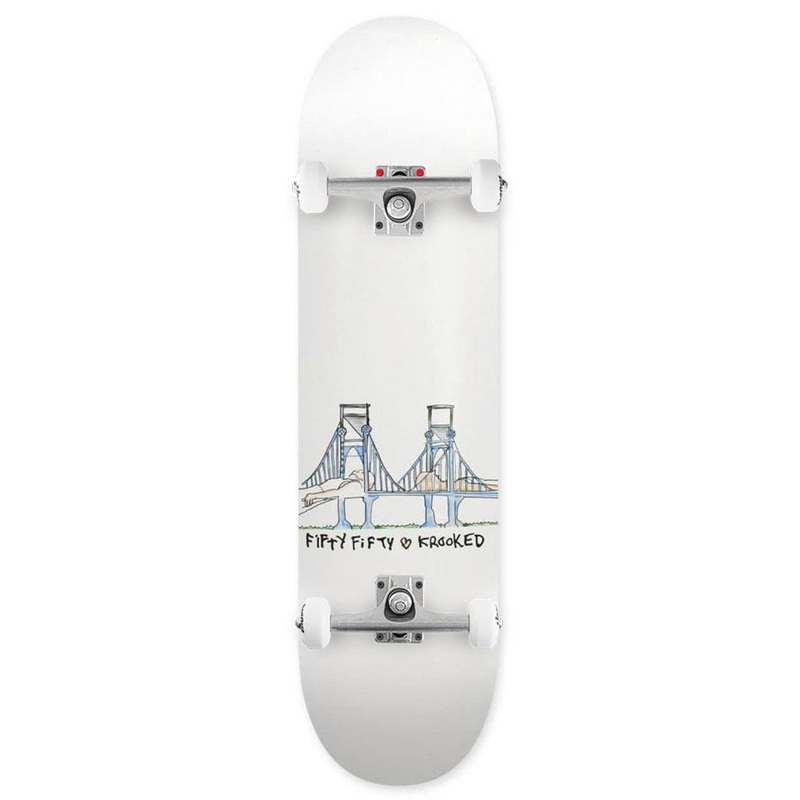 Krooked Fifty Fifty x Venom Custom Complete Skateboard - 8.25"