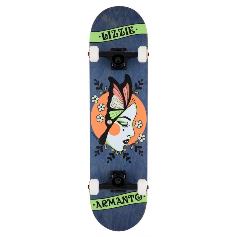 Birdhouse Stage 3 Armanto Butterfly Blue Complete Skateboard - 8.0"