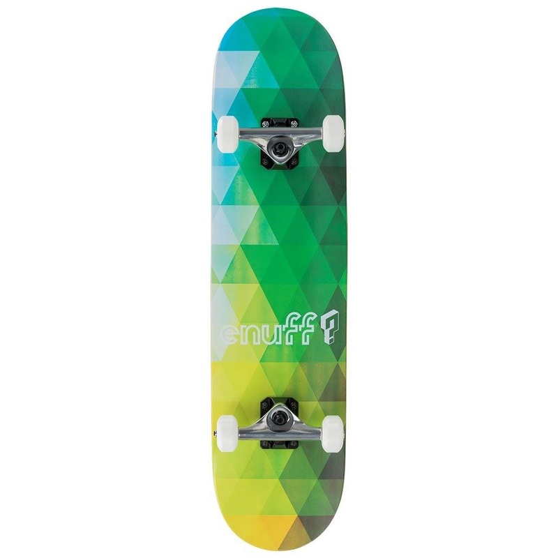 Enuff Geometric Complete Skateboard - Green - 8.0"