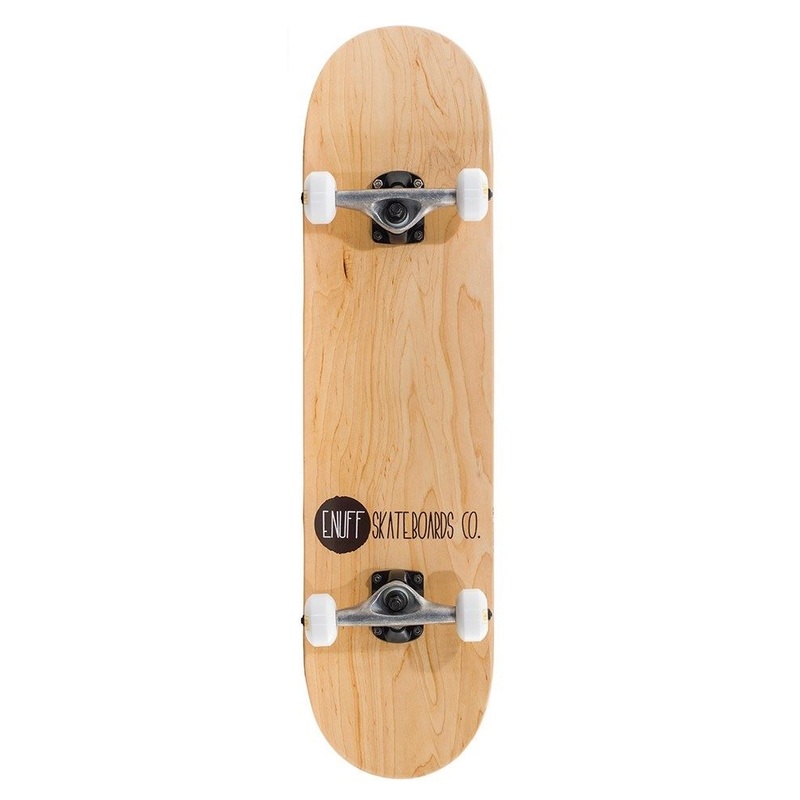 Enuff Logo Stain Complete Skateboard - Natural - 8.0"