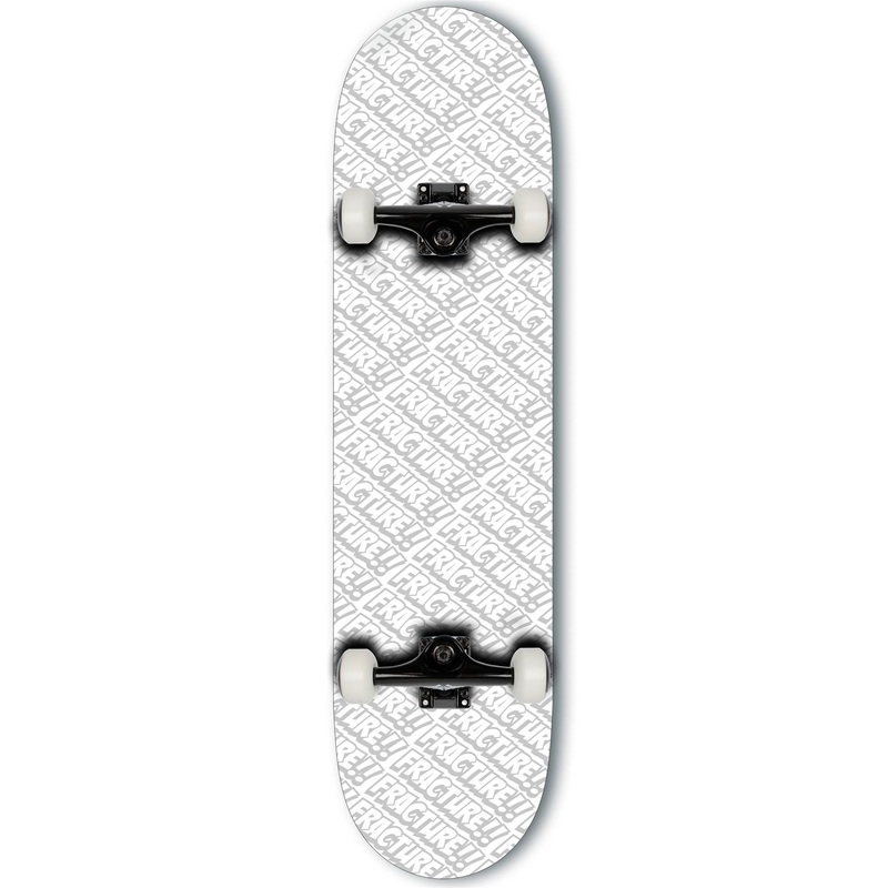 Fracture All Over Comic White Complete Skateboard 8.0"