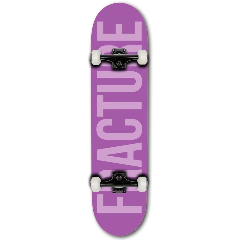 Fracture Fade Purple Complete Skateboard 7.75"