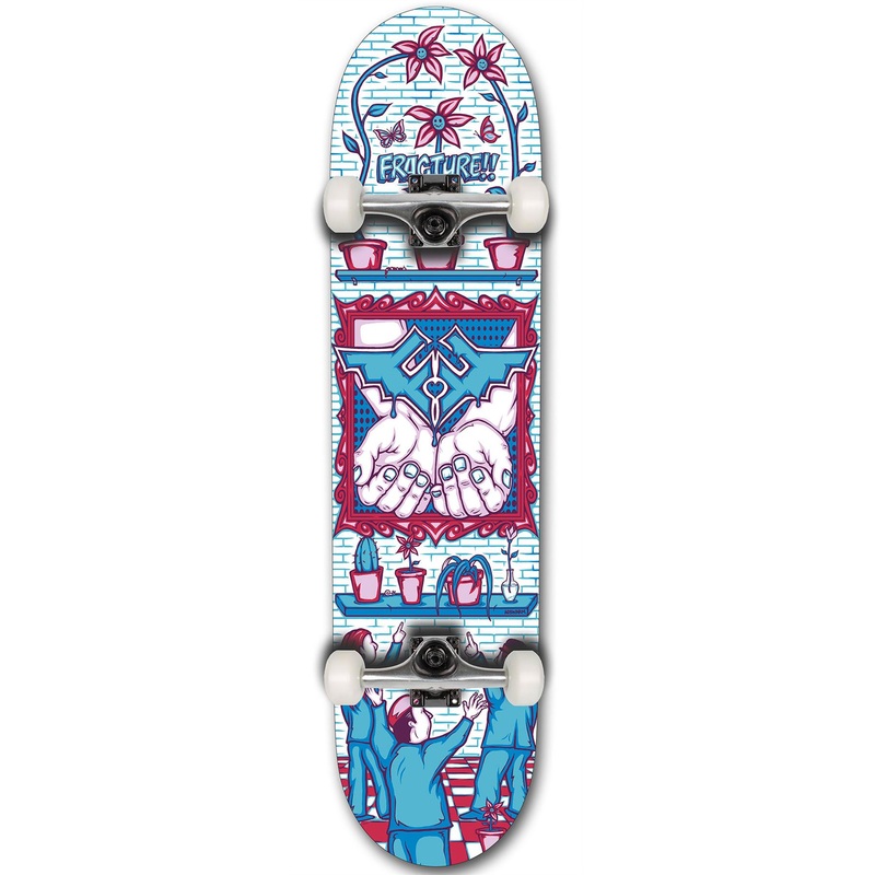 Fracture x Adswarm Mini Junior Complete Skateboard - 7.25"