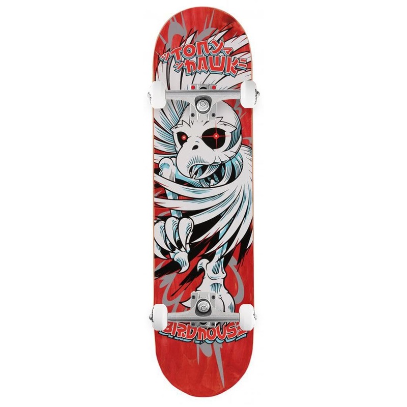 Birdhouse Pro Hawk Spiral Custom Complete Skateboard - 8.0"
