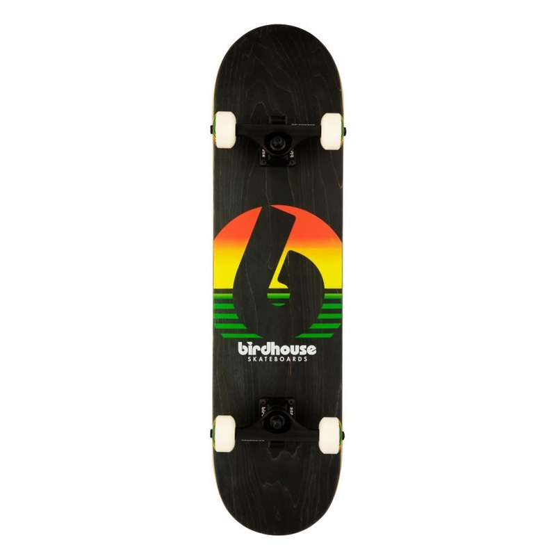 Birdhouse Stage 3 Sunset Rasta Complete Skateboard - 7.75"