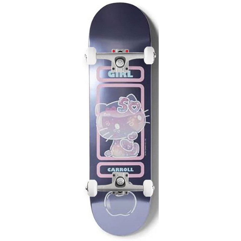 Girl x Hello Kitty Skateboard 50th Anniversary Mike Carroll x Venom Custom Complete Skateboard - 8.375"