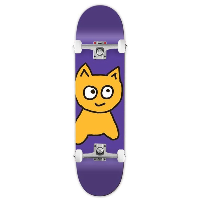 Meow DSM Big Cat Purple x Venom Custom Complete Skateboard - 7.75"