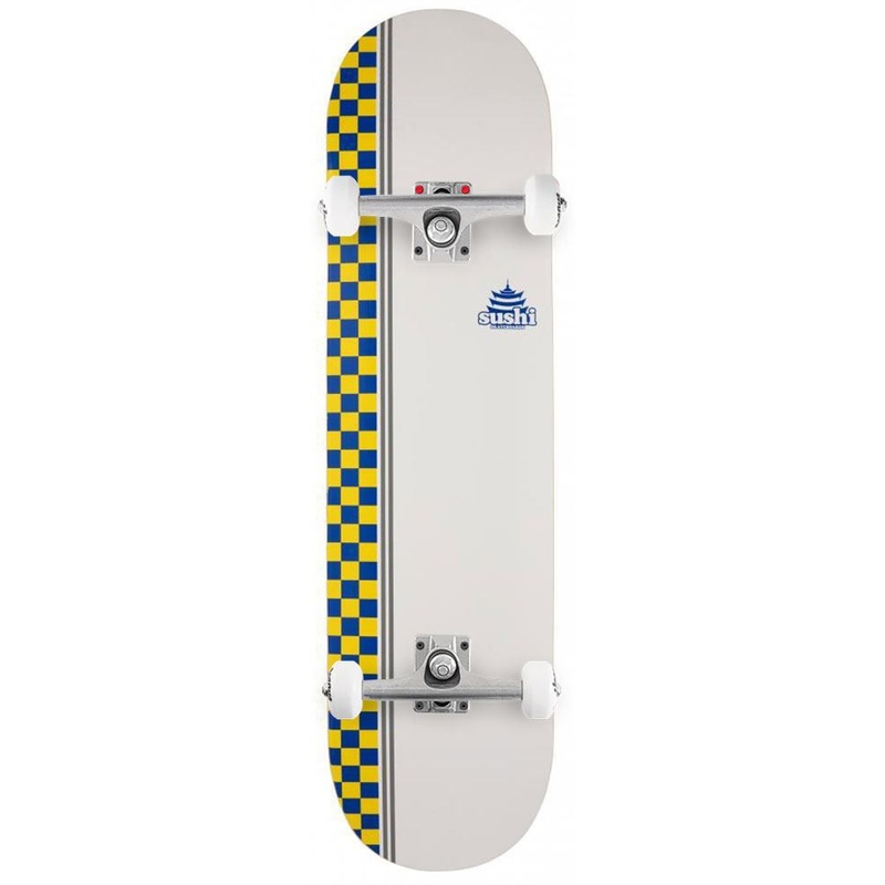 Sushi Checker Logo Custom Complete Skateboard - 8.125"