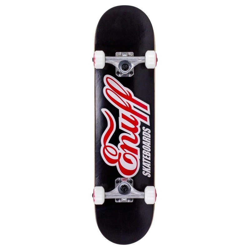 Enuff Classic Logo Complete Skateboard - Black - 7.75"