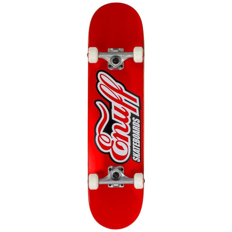 Enuff Classic Logo Complete Skateboard - Red - 7.75"