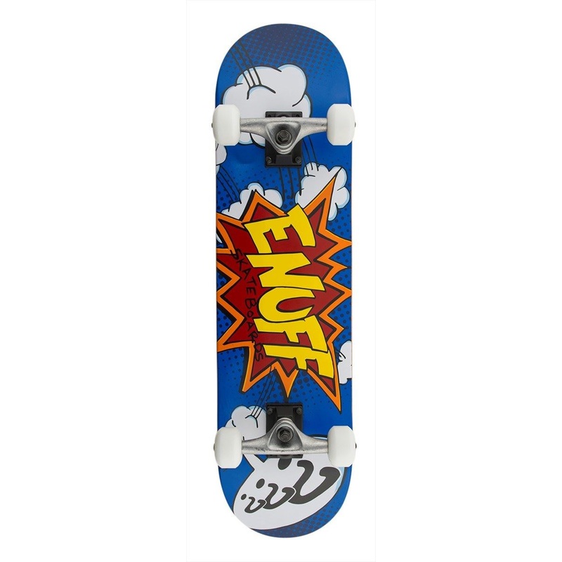 Enuff Pow Blue Complete Skateboard - 7.75"