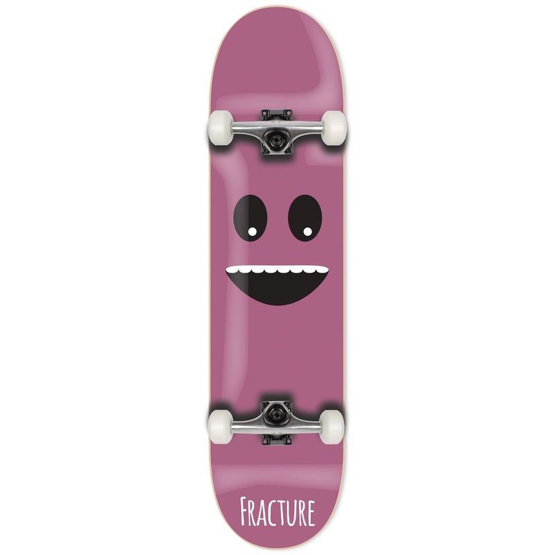 Fracture Lil Monsters Pink Complete Skateboard 7.25"