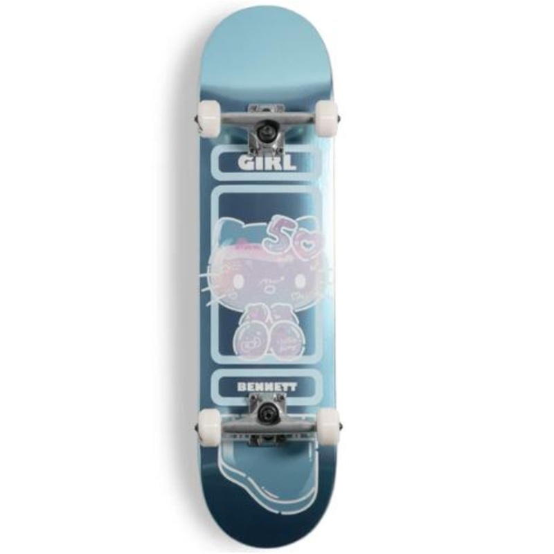 Girl x Hello Kitty Skateboard 50th Anniversary Niels Bennett " Complete Skateboard - 8.0"