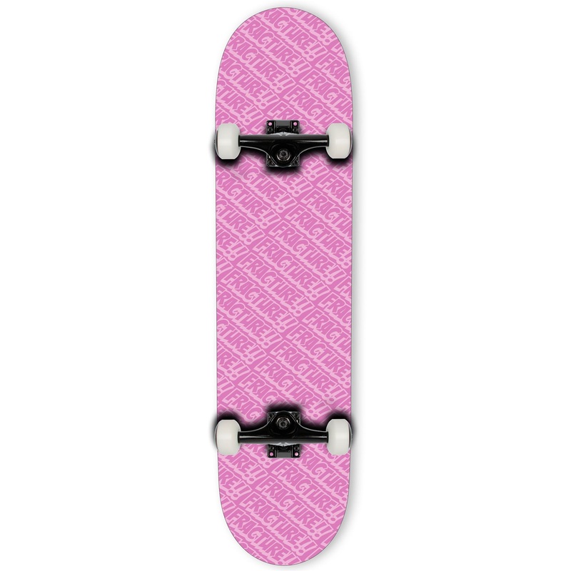 Fracture All Over Comic Pink Complete Skateboard 7.75"